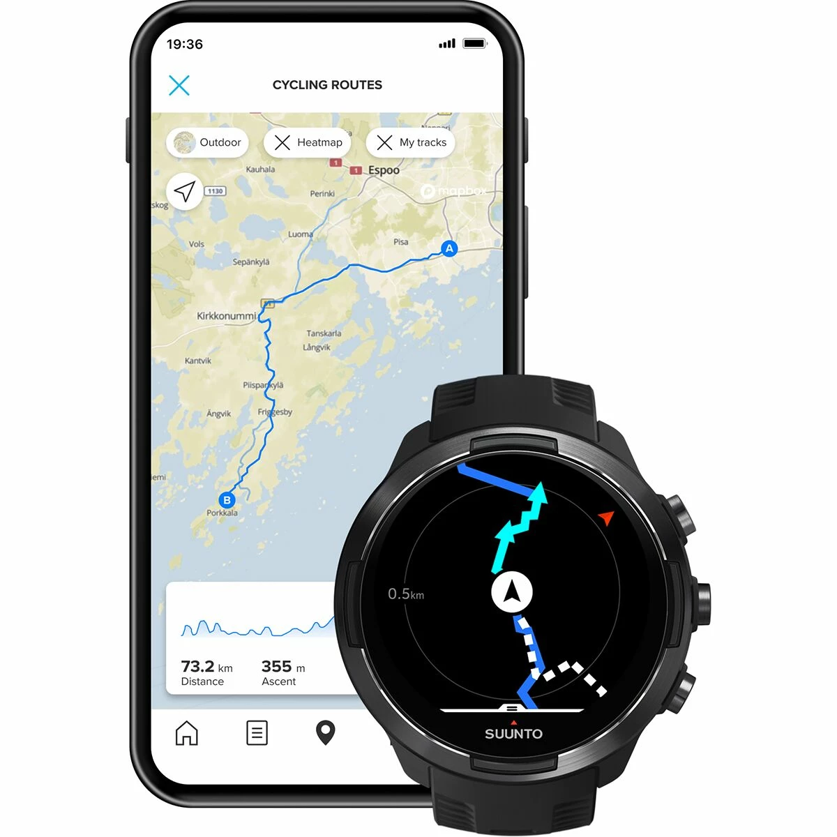 Suunto Men's Casual Watches 9 Baro Sport Watch - Image 3