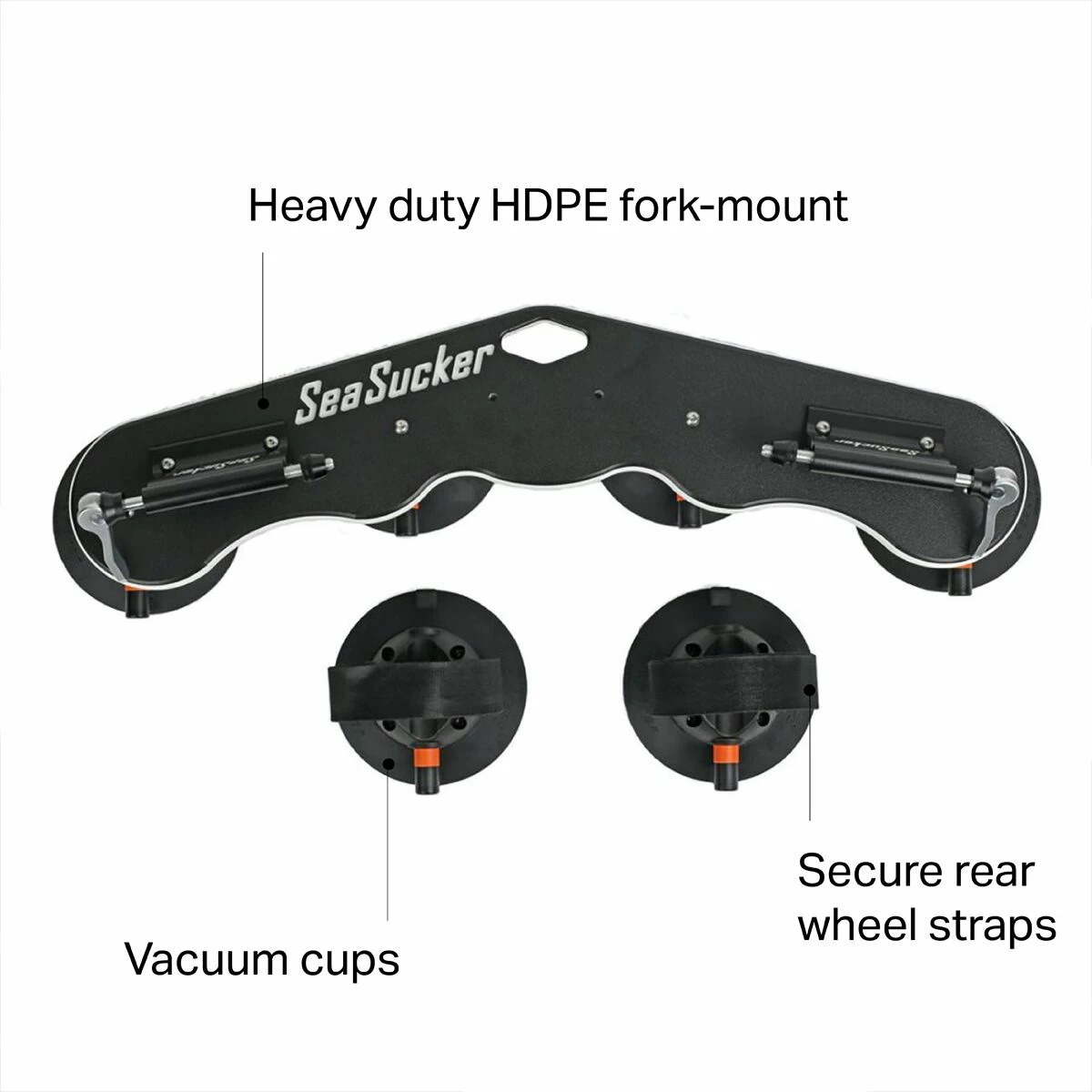 SeaSucker Bike Roof Racks Mini Bomber 2 Bike Rack - Image 2