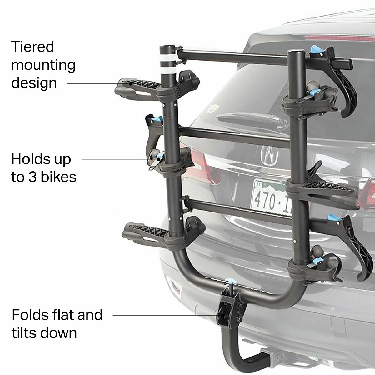 RockyMounts Bike Hitch Racks WestSlope 3 Bike - Image 3