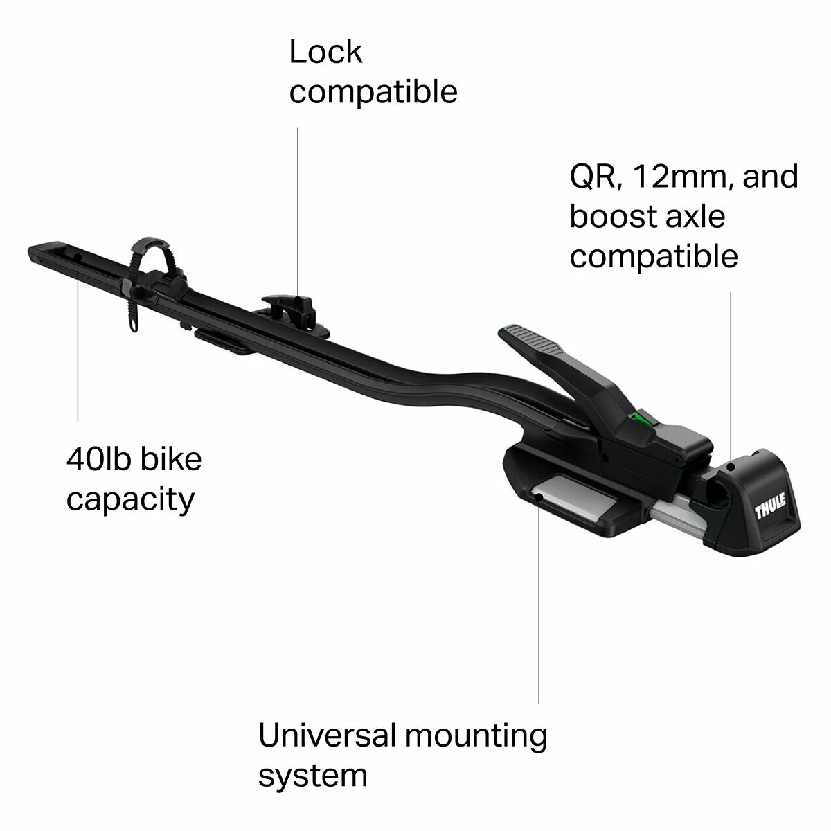 Thule Bike Roof Racks TopRide Bike Mount - Image 2