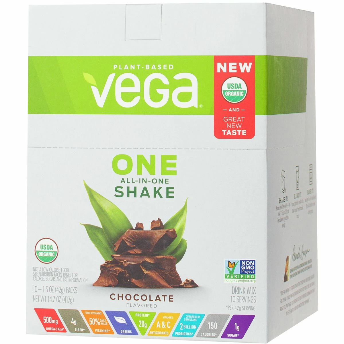 Vega Nutrition Powders One Organic Shake 10 Pack