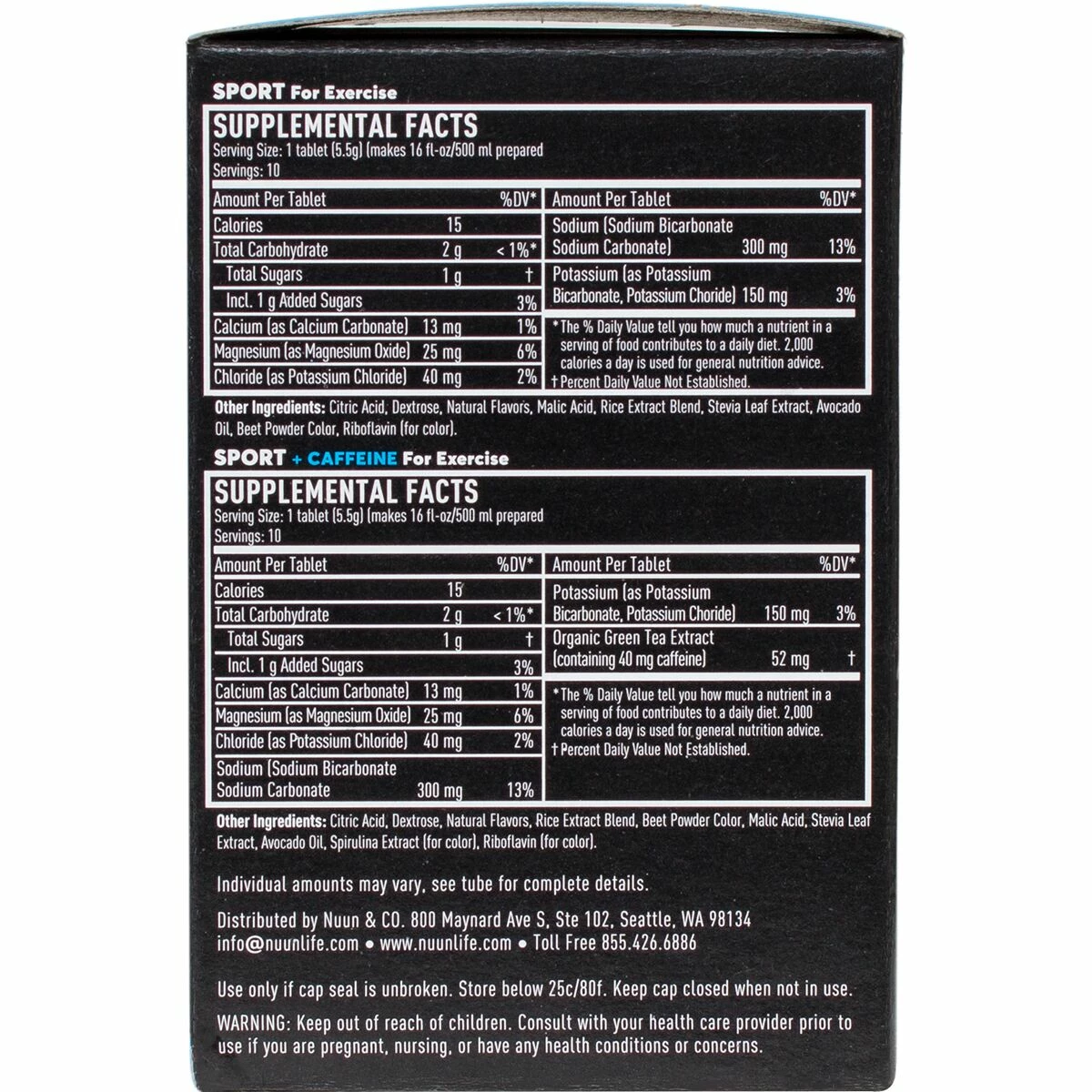 Nuun Drink Tablets Sport Variety 4 Pack - Image 2