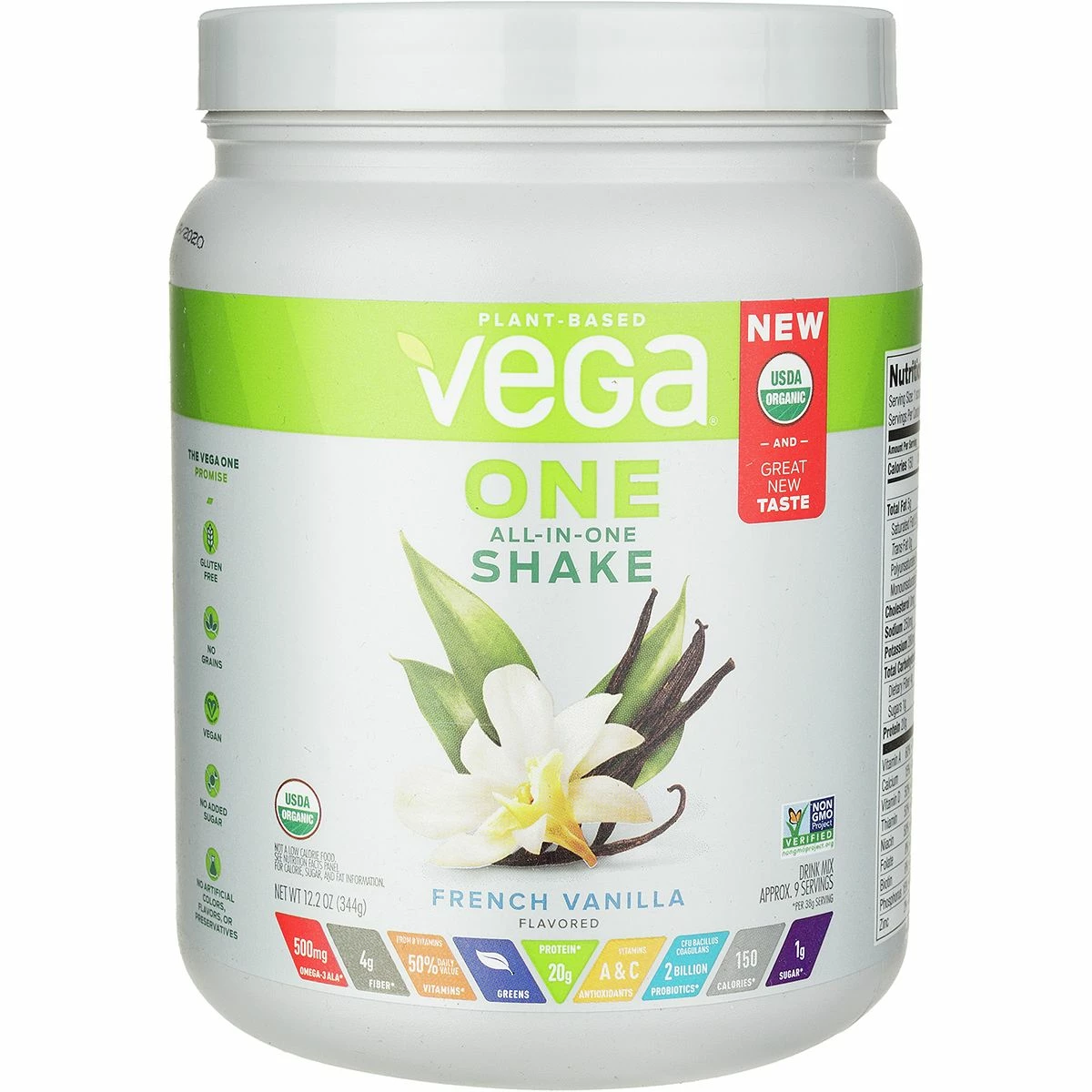 Vega Nutrition Powders One Organic Shake Small Tub - Image 3