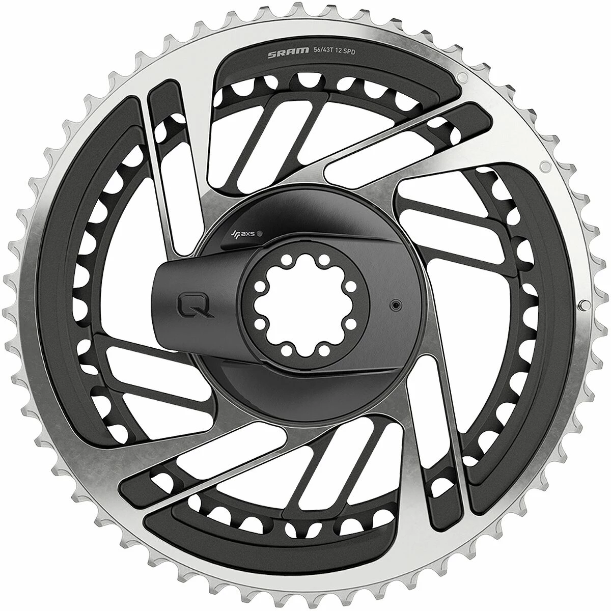 SRAM Gravel & Cyclocross Cranksets & Chainrings Red AXS Power Meter Kit Includes Front Derailleur