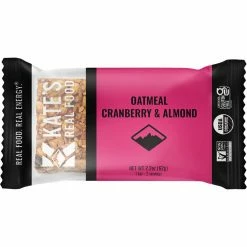 Kate's Real Food Bars Oatmeal Cranberry & Almond Bars 12 Pack