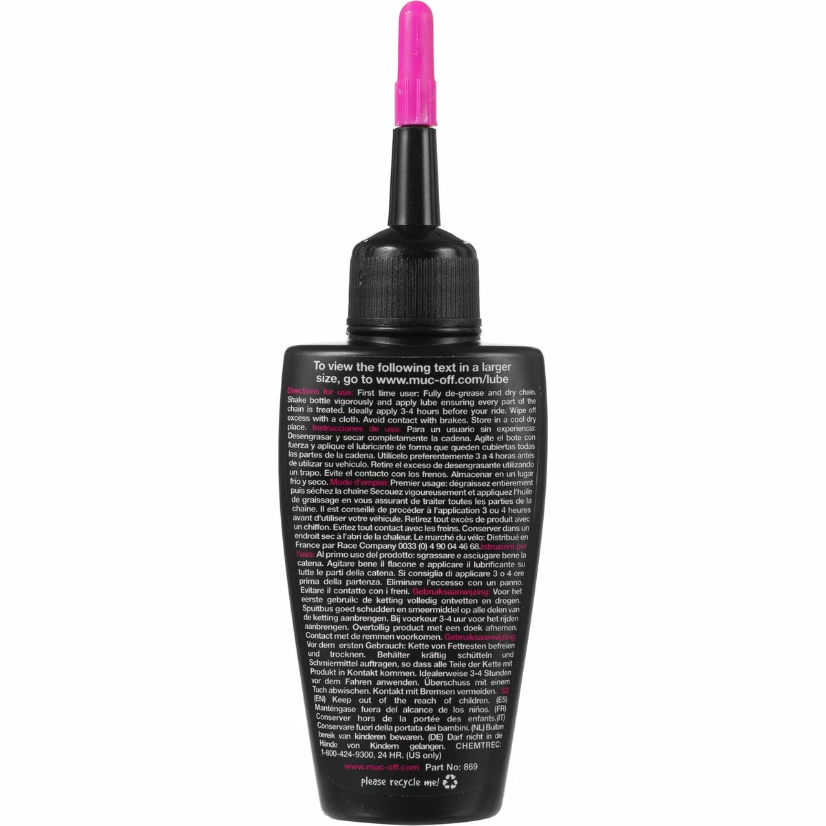 Muc-Off Bike Cleaners & Lubricants C3 Wet Ceramic Chain Lube - Image 2