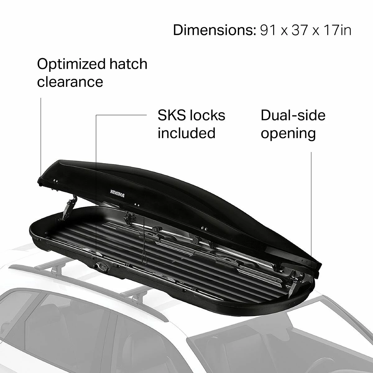 Yakima Cargo GrandTour 18 Cargo Box - Image 2