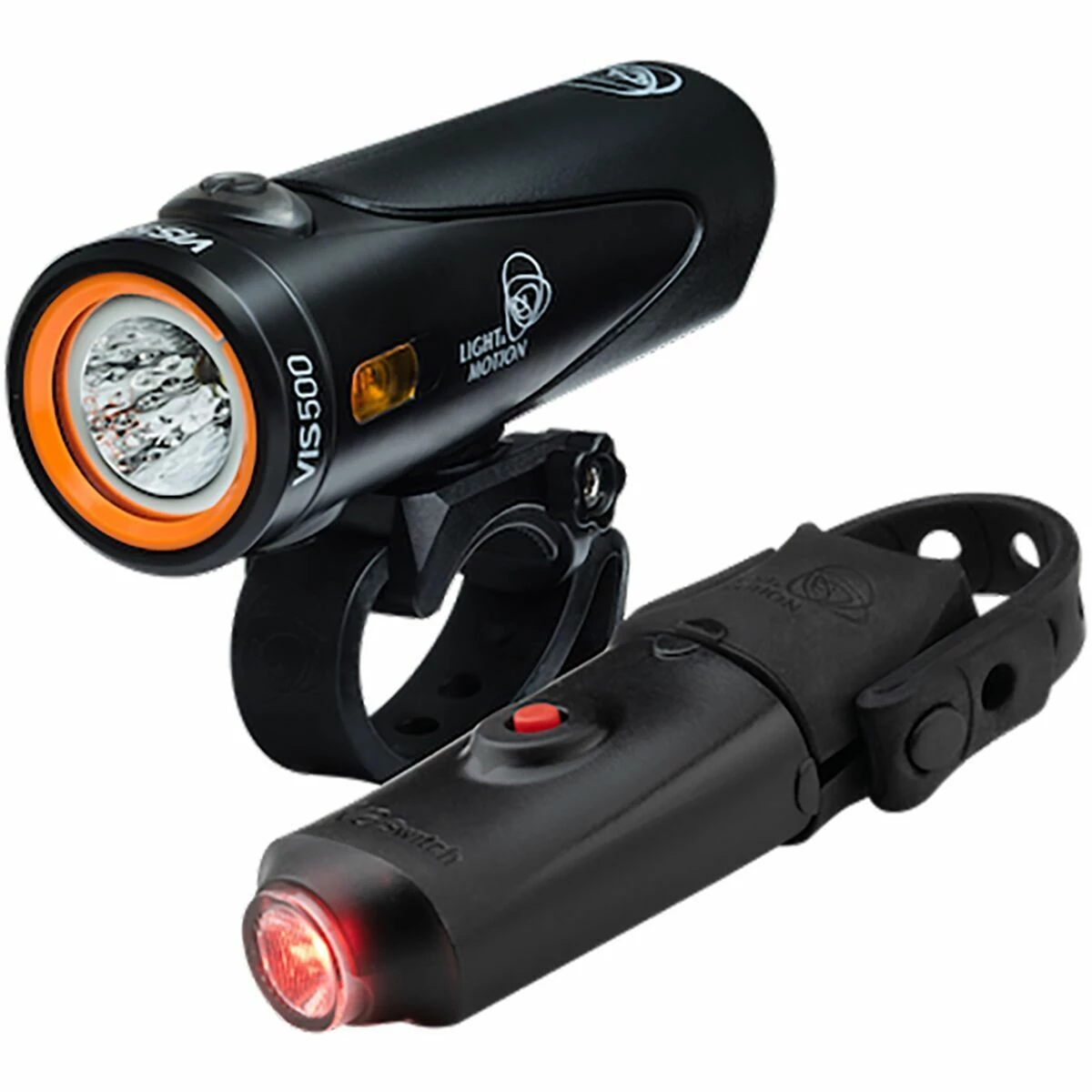 Light & Motion Bike Headlights Vis 500 and Vya Switch Light Combo