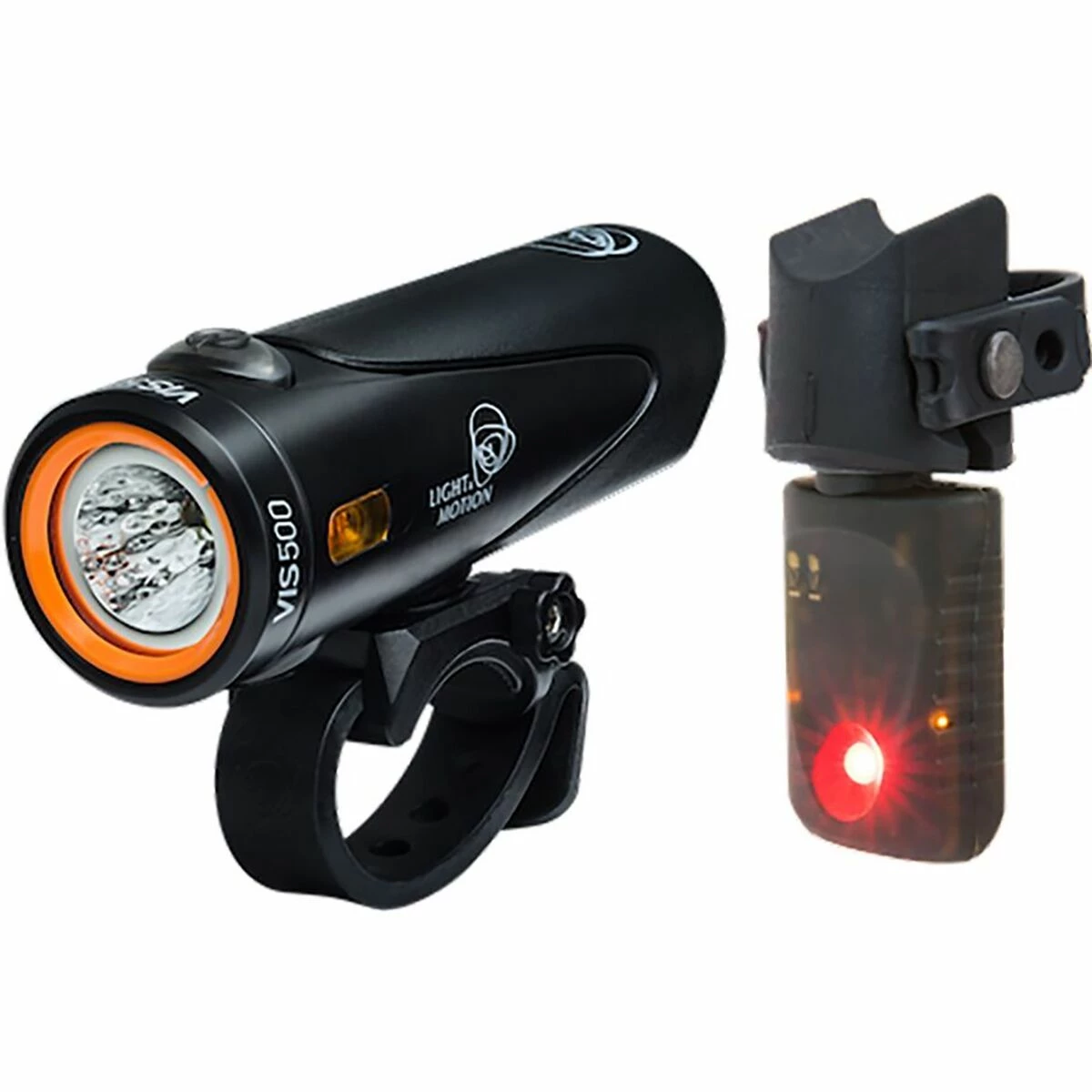 Light & Motion Bike Headlights Vis 500 and Vya Light Combo