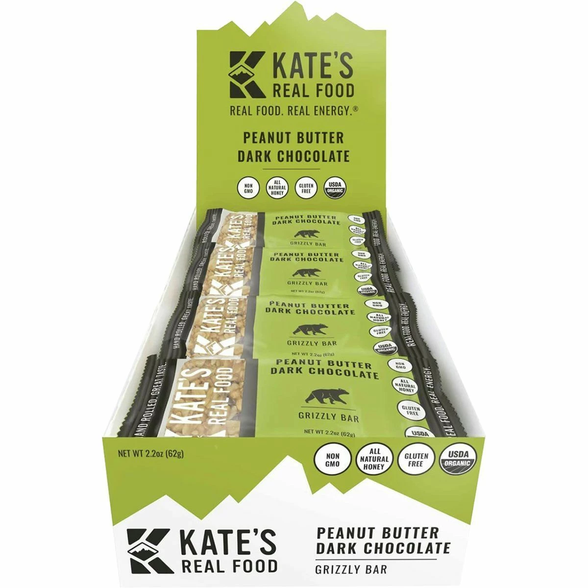 Kate's Real Food Bars Grizzly Bars 12 Pack - Image 3