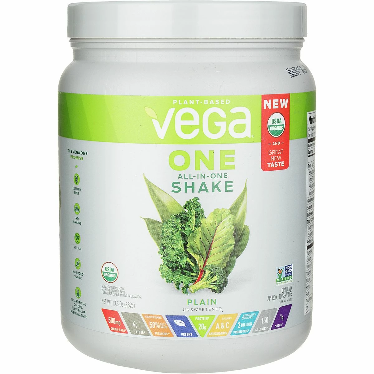Vega Nutrition Powders One Organic Shake Small Tub