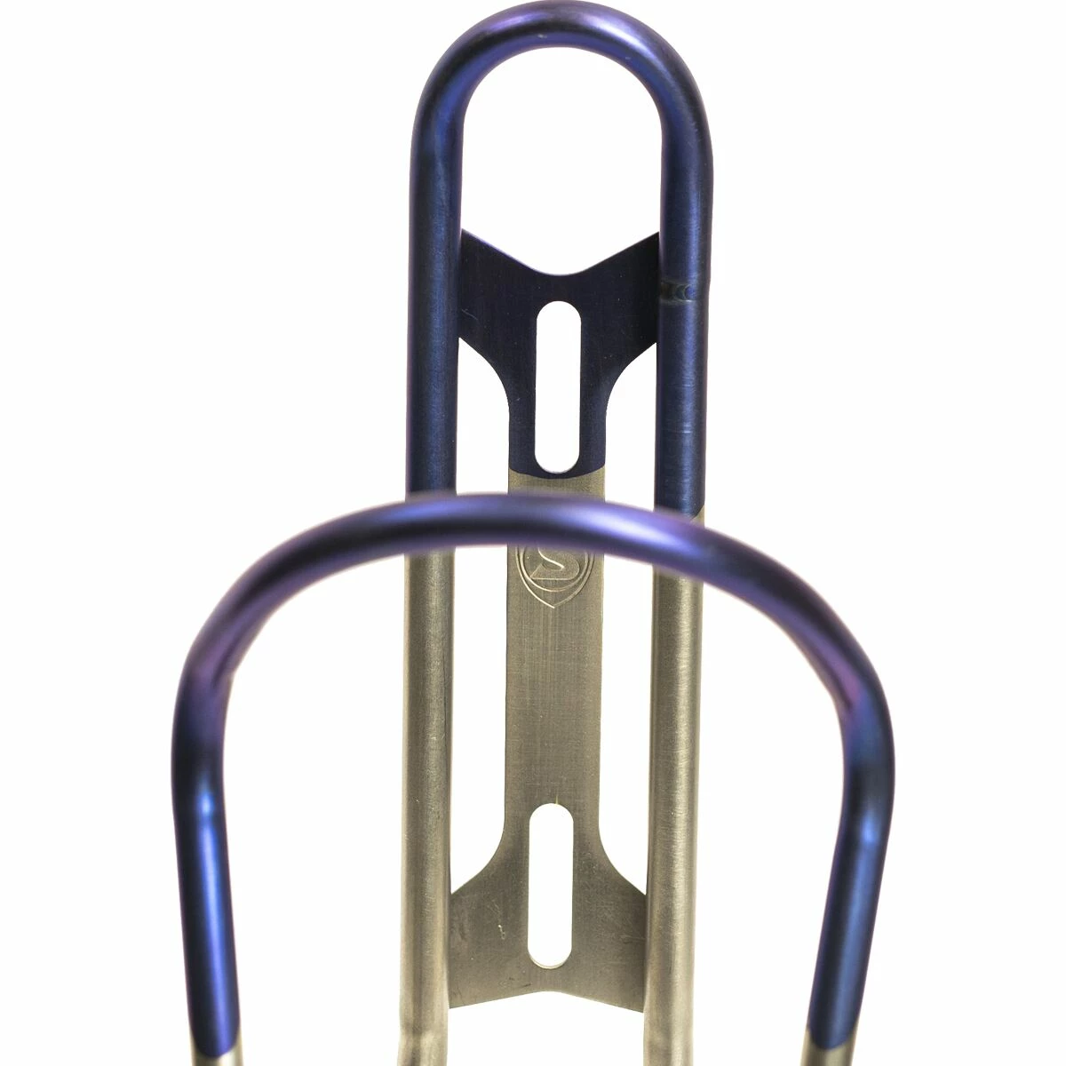 Silca Bike Water Bottles & Cages Limited Edition Royal Purple Titanium Cage + Straw Kit - Image 3