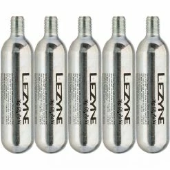 Lezyne Bike Pumps & CO2 Inflators 16G Threaded CO2 Cartridge 5 Pack Refill