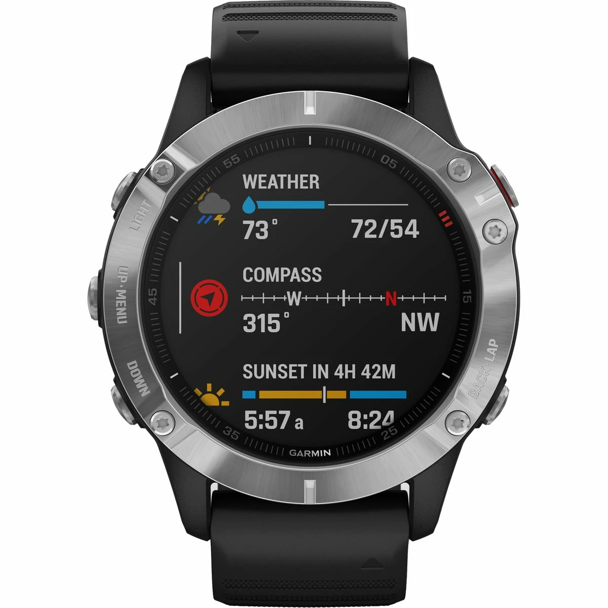Garmin Men's Casual Watches Fenix 6 Heart Rate Monitor - Image 5