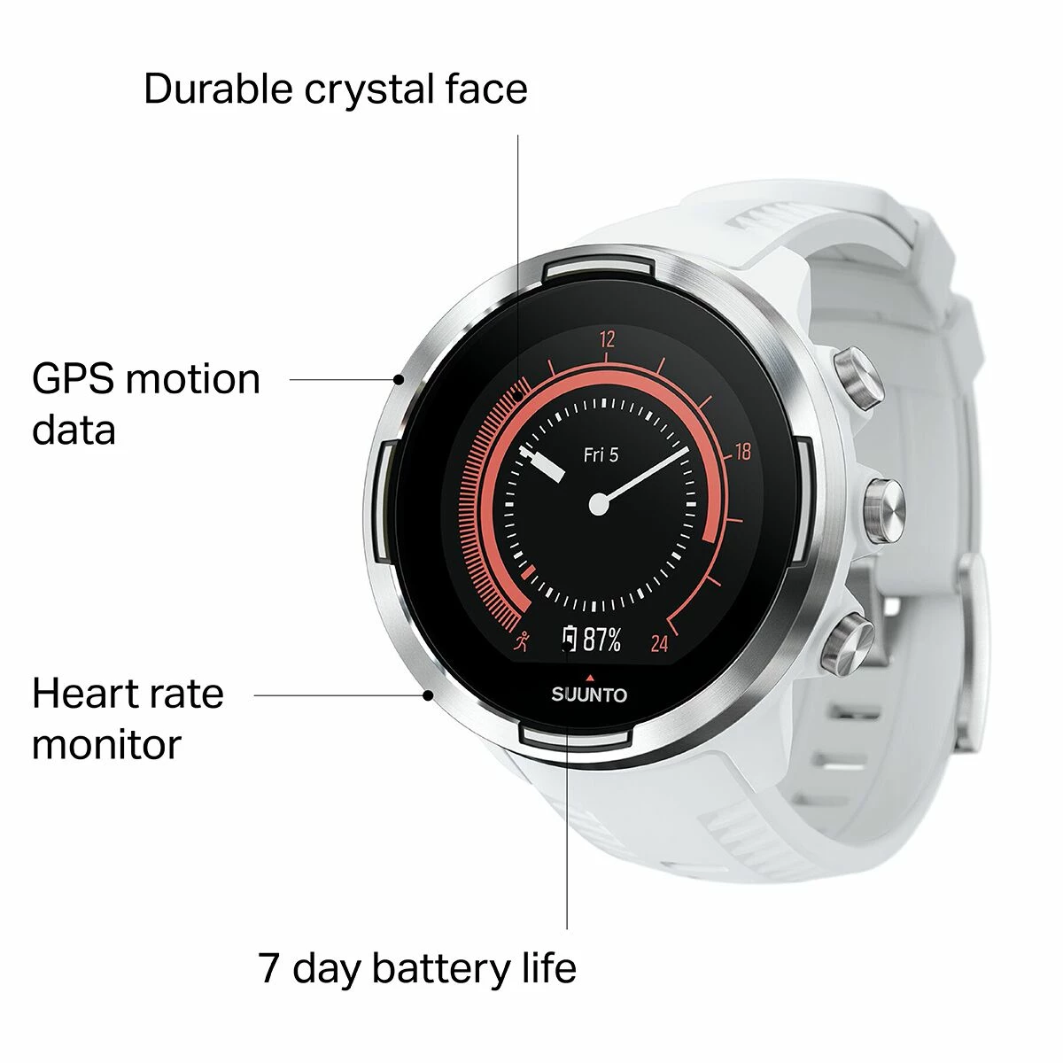 Suunto Men's Casual Watches 9 Baro Sport Watch - Image 8